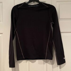 Black Baselayer Skiing Snowboarding Winter sports